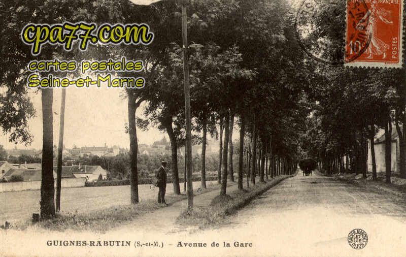 Guignes Rabutin (Seine-et-Marne) - Avenue de la Gare