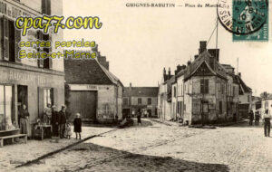Guignes Rabutin (Seine-et-Marne) - Place du Marché