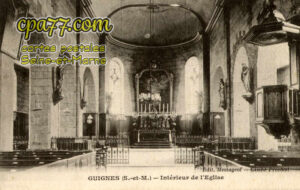 Guignes Rabutin (Seine-et-Marne) - Intérieur de l&rsquo;Eglise