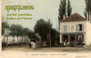 Guignes Rabutin (Seine-et-Marne) - Avenue de la Gare