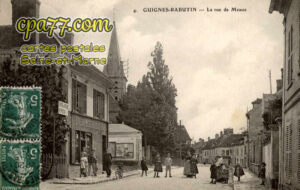 Guignes Rabutin (Seine-et-Marne) - La Rue de Meaux