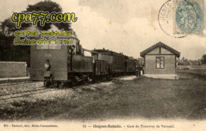 Guignes Rabutin (Seine-et-Marne) - Gare du Tramway de Verneuil