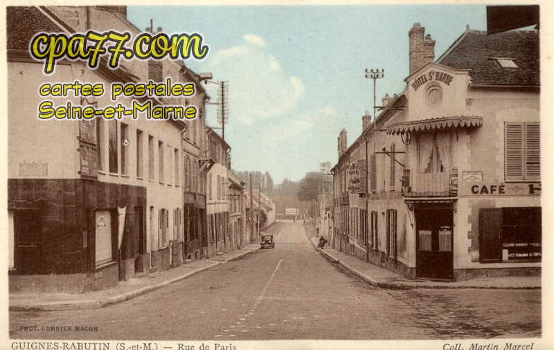 Guignes Rabutin (Seine-et-Marne) - Rue de Paris