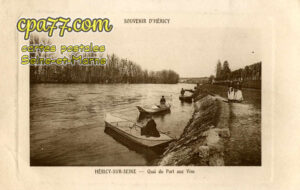 Héricy (Seine-et-Marne) - Quai du Port aux Vins