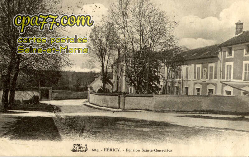 Héricy (Seine-et-Marne) - Pension Sainte-Geneviève (en l&rsquo;état)