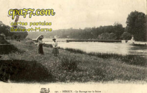 Héricy (Seine-et-Marne) - Le Barrage sur la Seine (en l&rsquo;état)