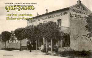 Héricy (Seine-et-Marne) - Maison Brunet – Avenue de Fontainebleau