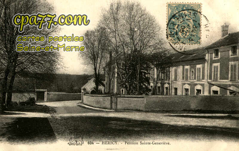 Héricy (Seine-et-Marne) - Pension Sainte-Geneviève