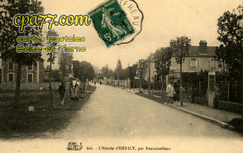 Héricy (Seine-et-Marne) - L&rsquo;Entrée d&rsquo;Héricy, par Fontainebleau
