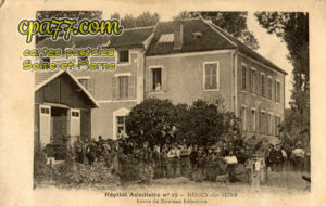 Héricy (Seine-et-Marne) - Hôpital Auxiliaire n°17 – Sortie du Nouveau Réfectoire