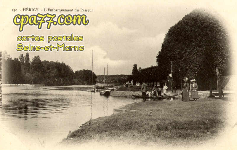 Héricy (Seine-et-Marne) - L&rsquo;Embarquement du Passeur