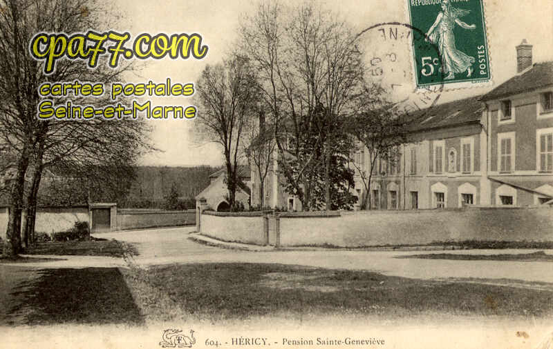 Héricy (Seine-et-Marne) - Pension Sainte-Geneviève