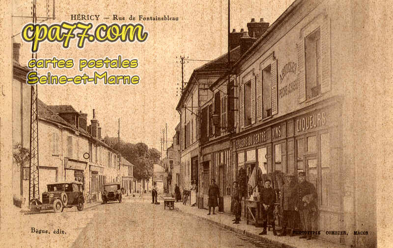 Héricy (Seine-et-Marne) - Rue de Fontainebleau