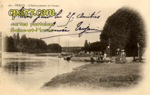 Héricy (Seine-et-Marne) - L&rsquo;Embarquement du Passeur