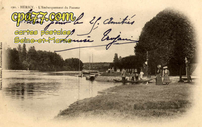 Héricy (Seine-et-Marne) - L&rsquo;Embarquement du Passeur