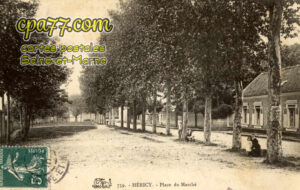 Héricy (Seine-et-Marne) - Place du Marché