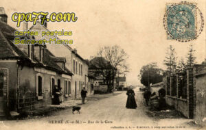 Hermé (Seine-et-Marne) - Rue de la Gare