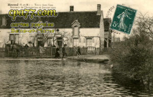 Hermé (Seine-et-Marne) - Toury dans l&rsquo;eau – Souvenir de l&rsquo;Innondation de Janvier 1910