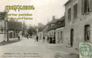 Hermé (Seine-et-Marne) - Rue de la Gare