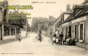 Hermé (Seine-et-Marne) - Rue de la Gare