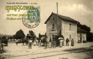 Isles Lès Meldeuses (Seine-et-Marne) - La Gare