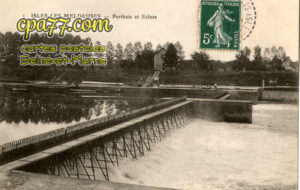 Isles Lès Meldeuses (Seine-et-Marne) - Perthuis et écluse