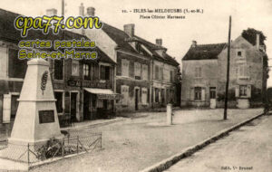 Isles Lès Meldeuses (Seine-et-Marne) - Place Olivier Marteaux