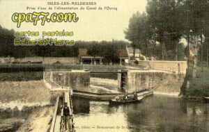 Isles Lès Meldeuses (Seine-et-Marne) - Prise d&rsquo;eau de l&rsquo;alimentation du Canal de l&rsquo;Ourcq