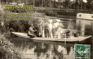 Isles Lès Villenoy (Seine-et-Marne) - Bateau de Pêche sur la Marne