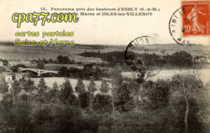 Isles Lès Villenoy (Seine-et-Marne) - Panorama pris des hauteurs d&rsquo;Esbly