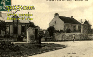 Iverny (Seine-et-Marne) - Villa des « Roses » – Entrée du Pays