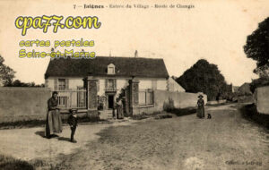 Jaignes (Seine-et-Marne) - Entrée du Village – Route de Changis