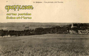 Jaignes (Seine-et-Marne) - Vue générale, côté Taucrou