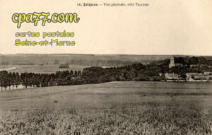 Jaignes (Seine-et-Marne) - Vue générale, côté Tancrou