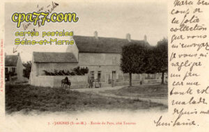 Jaignes (Seine-et-Marne) - Entrée du Pays, côté Tancrou