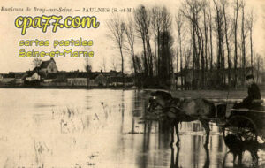 Jaulnes (Seine-et-Marne) - Inondation