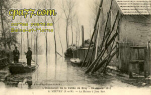 Jaulnes (Seine-et-Marne) - Neuvry – L&rsquo;Inondation de la Vallée de Bray – 24 Janvier 1910