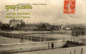 Jaulnes (Seine-et-Marne) - L&rsquo;Ecluse et le Barrage