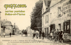 Jossigny (Seine-et-Marne) - Grande de Lagny à Tournan – Le Restaurant des Cyclistes et du T.C.F.