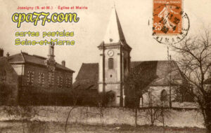 Jossigny (Seine-et-Marne) - Eglise et Mairie