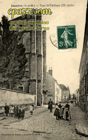 Jouarre (Seine-et-Marne) - Tour de l&rsquo;Abbaye (9e siècle)