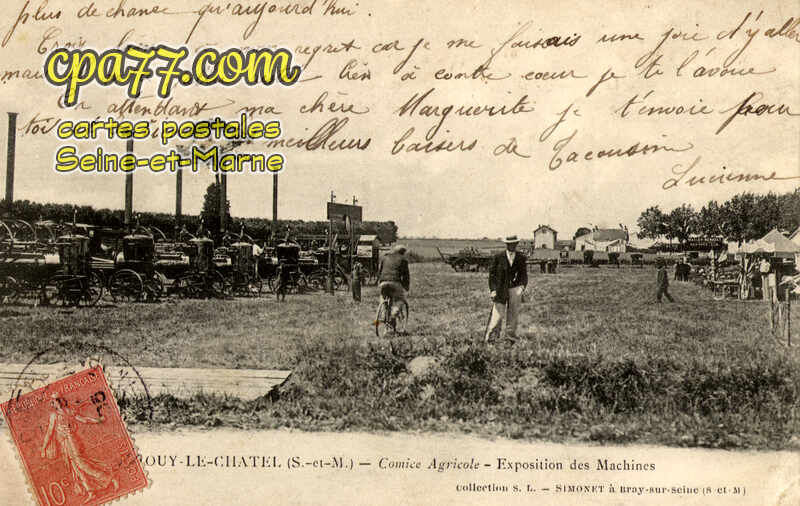 Jouy Le Châtel (Seine-et-Marne) - Comité Agricole – Exposition des Machines