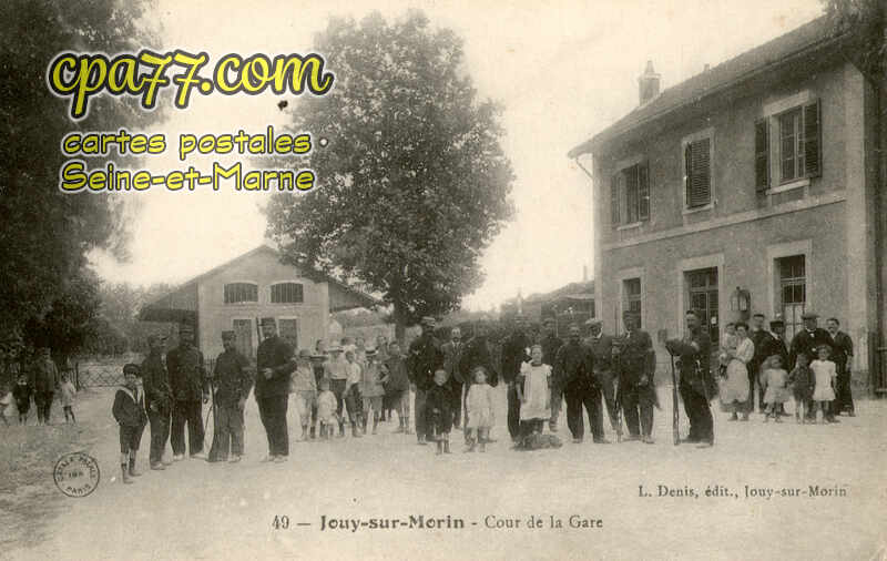 Jouy Sur Morin (Seine-et-Marne) - Cour de la Gare