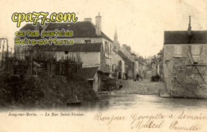 Jouy Sur Morin (Seine-et-Marne) - La Rue Saint-Nicaise