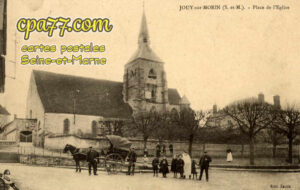 Jouy Sur Morin (Seine-et-Marne) - Place de l&rsquo;Eglise