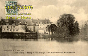 Juilly (Seine-et-Marne) - Etang et petit Collège – Le Marronnier de Malebranche