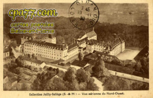 Juilly (Seine-et-Marne) - Collège – Vue aérienne du Nord-Ouest
