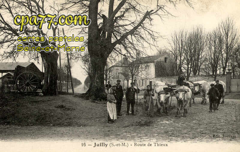 Juilly (Seine-et-Marne) - Route de Thieux