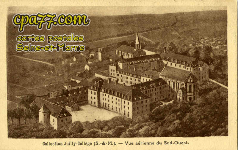 Juilly (Seine-et-Marne) - Collège – Vue aérienne du Sud-Ouest