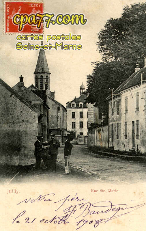 Juilly (Seine-et-Marne) - Rue Ste-Marie